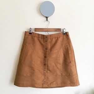 Faux Suede H&M skirt
